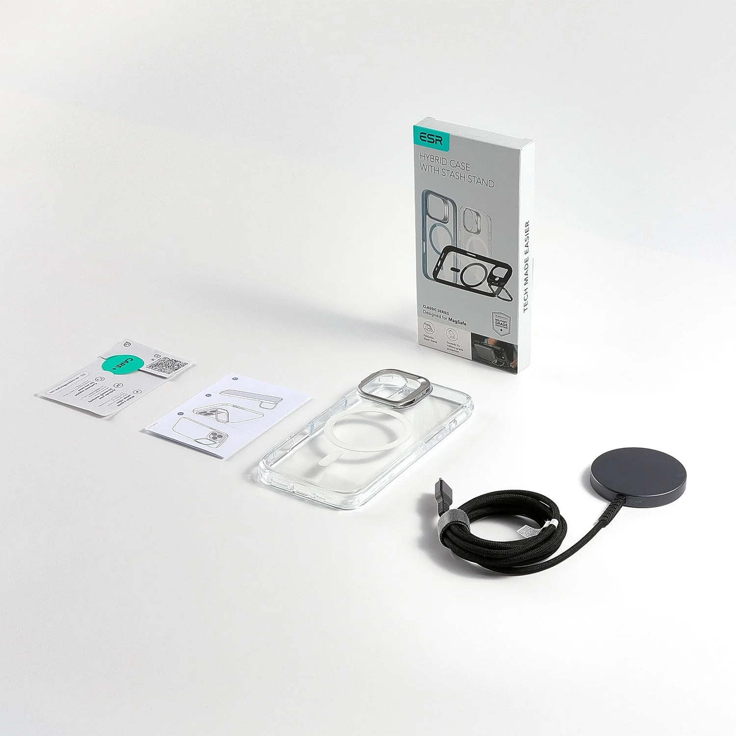 iPhone 16 Pro Max Wireless Charging Bundle - Clear - Image 9
