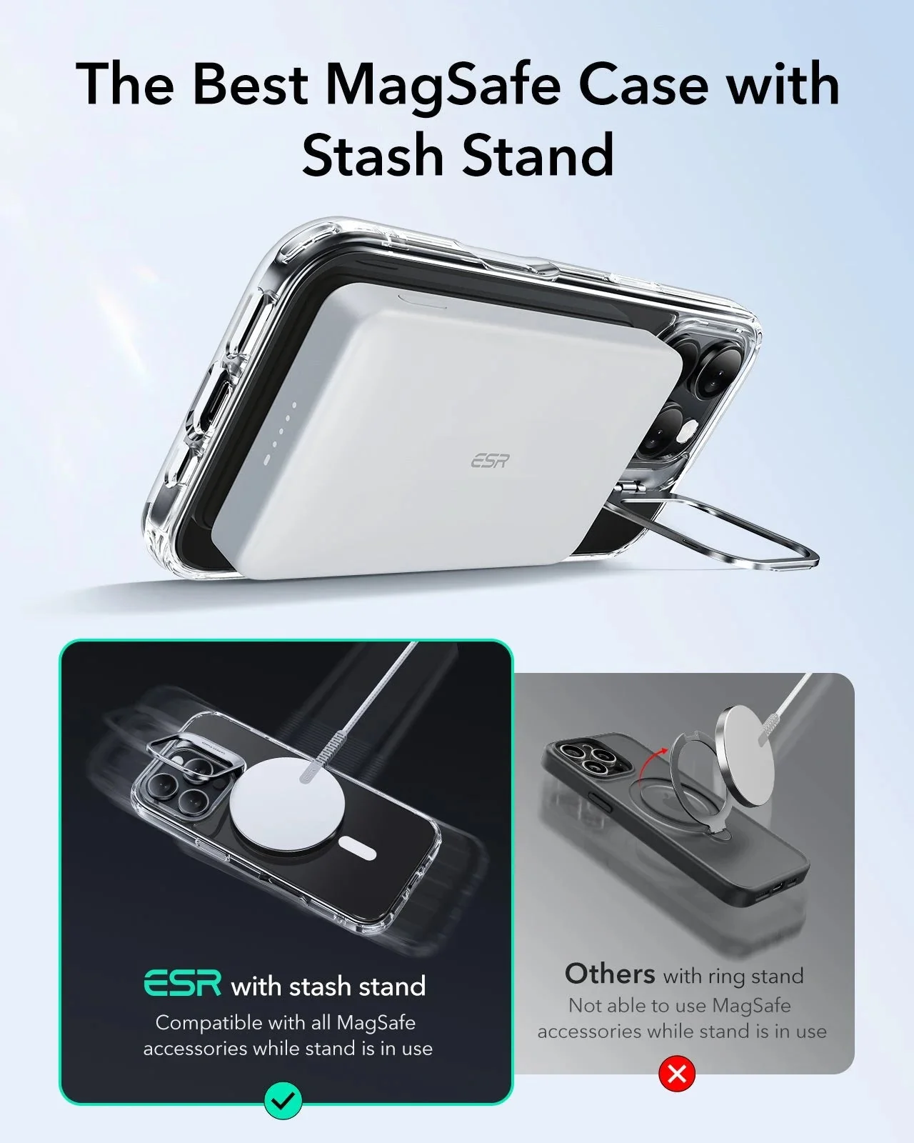 iPhone 16 Pro Wireless Charging Bundle - Clear - Image 3