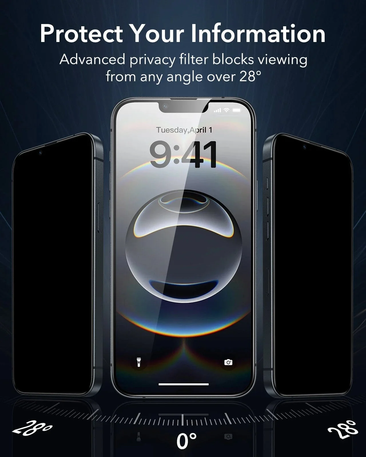 iPhone 16e HaloLock Classic Hybrid Case Privacy Protection Bundle - Clear - Image 11