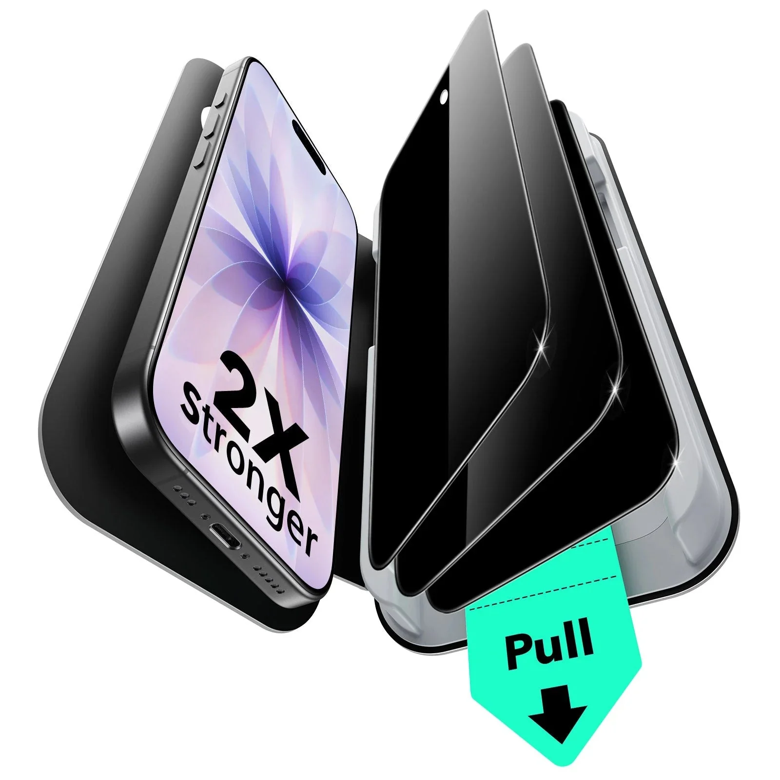 iPhone 17 UltraFit Classic Privacy Screen Protector - 3 Pack
