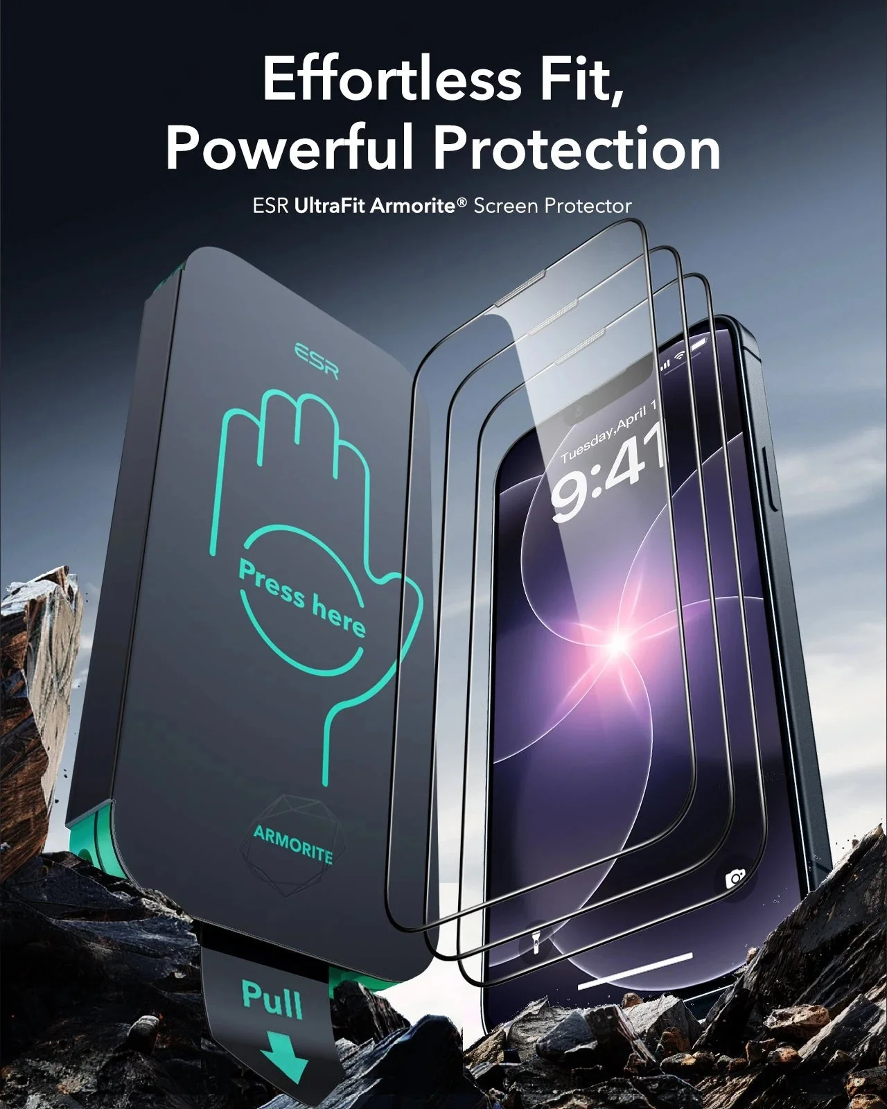 iPhone 17e UltraFit Armorite®️ Screen Protector - 3 Pack - Image 2