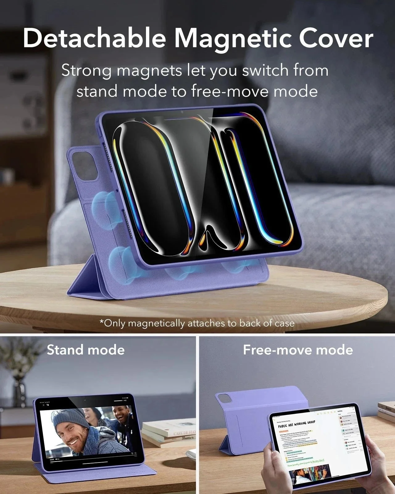 iPad Pro 11ʺ (2025) Rebound Transformation Bundle - Lavender - Image 4