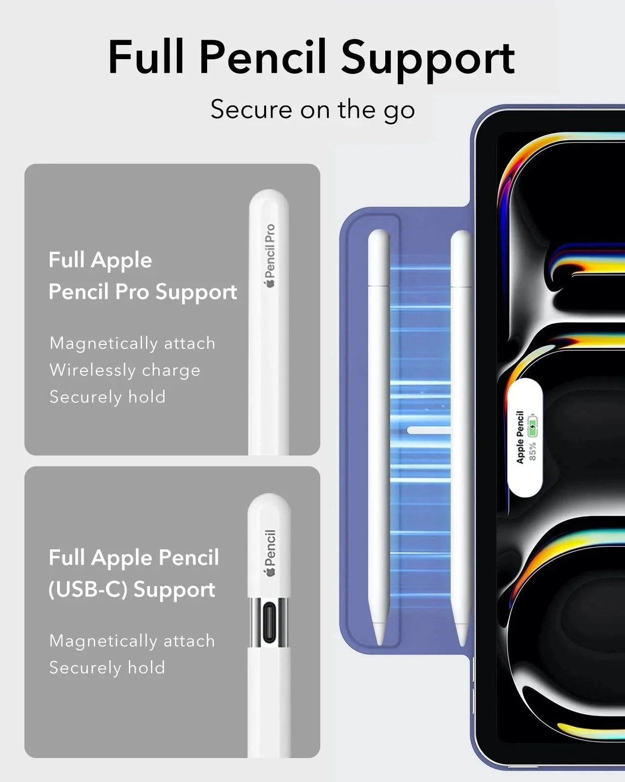 iPad Pro 13ʺ (2025) Rebound Protection Bundle - Lavender - Image 6