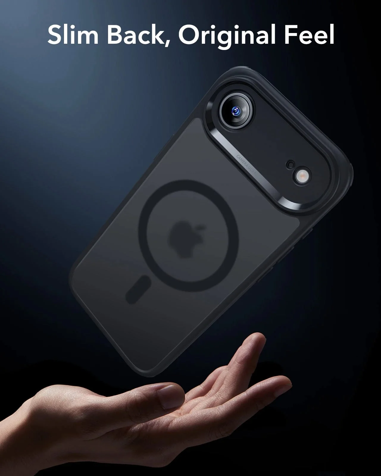 iPhone Air Classic Hybrid Magnetic Case (Camera Control) - Frosted Black - Image 7
