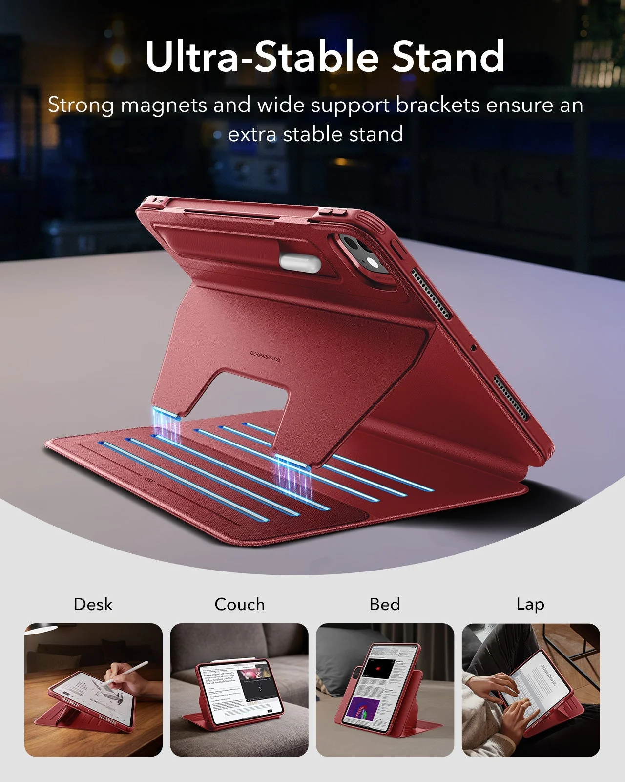 iPad Pro 11ʺ (2025) Shift Magnetic Case - Red - Image 4