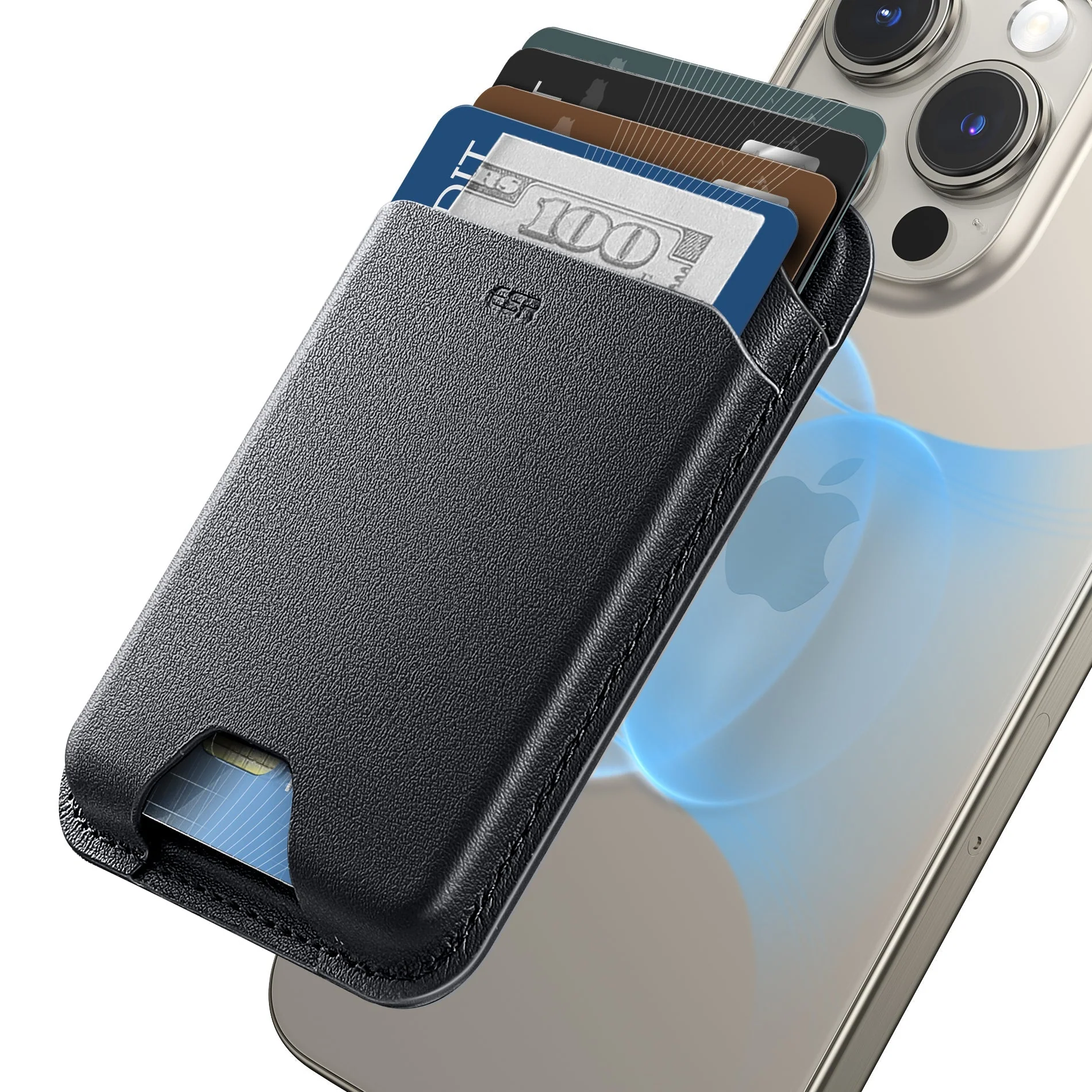 Magnetic Wallet Boost (HaloLock) - Dark Blue - Image 2