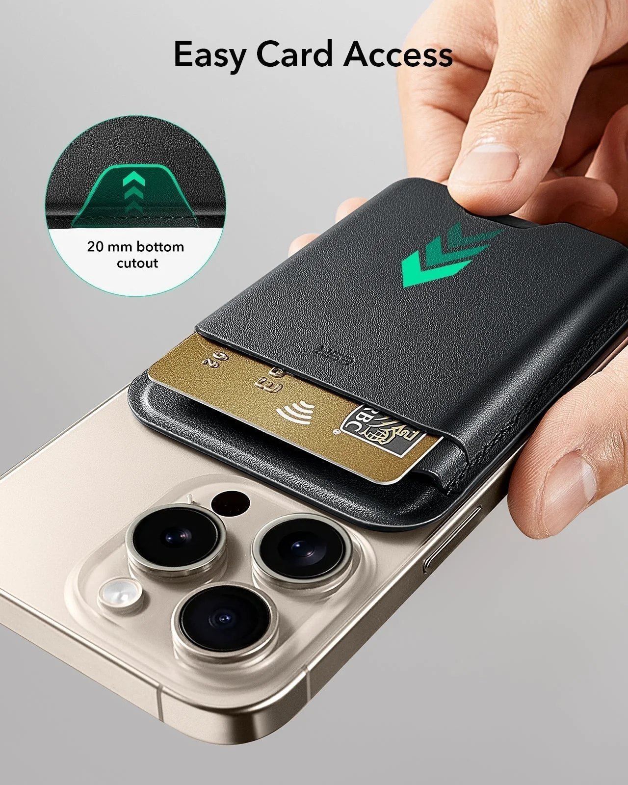 Magnetic Wallet Boost (HaloLock) - Desert Titanium - Image 4