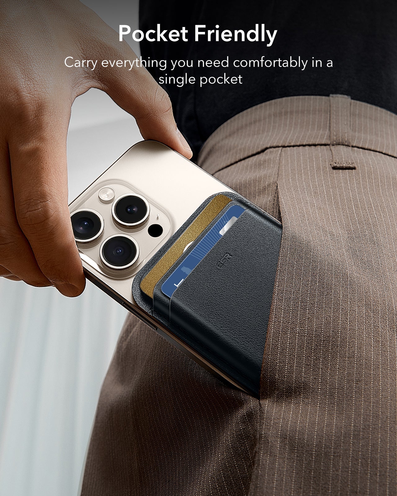 Magnetic Wallet Boost (HaloLock) - Desert Titanium - Image 5