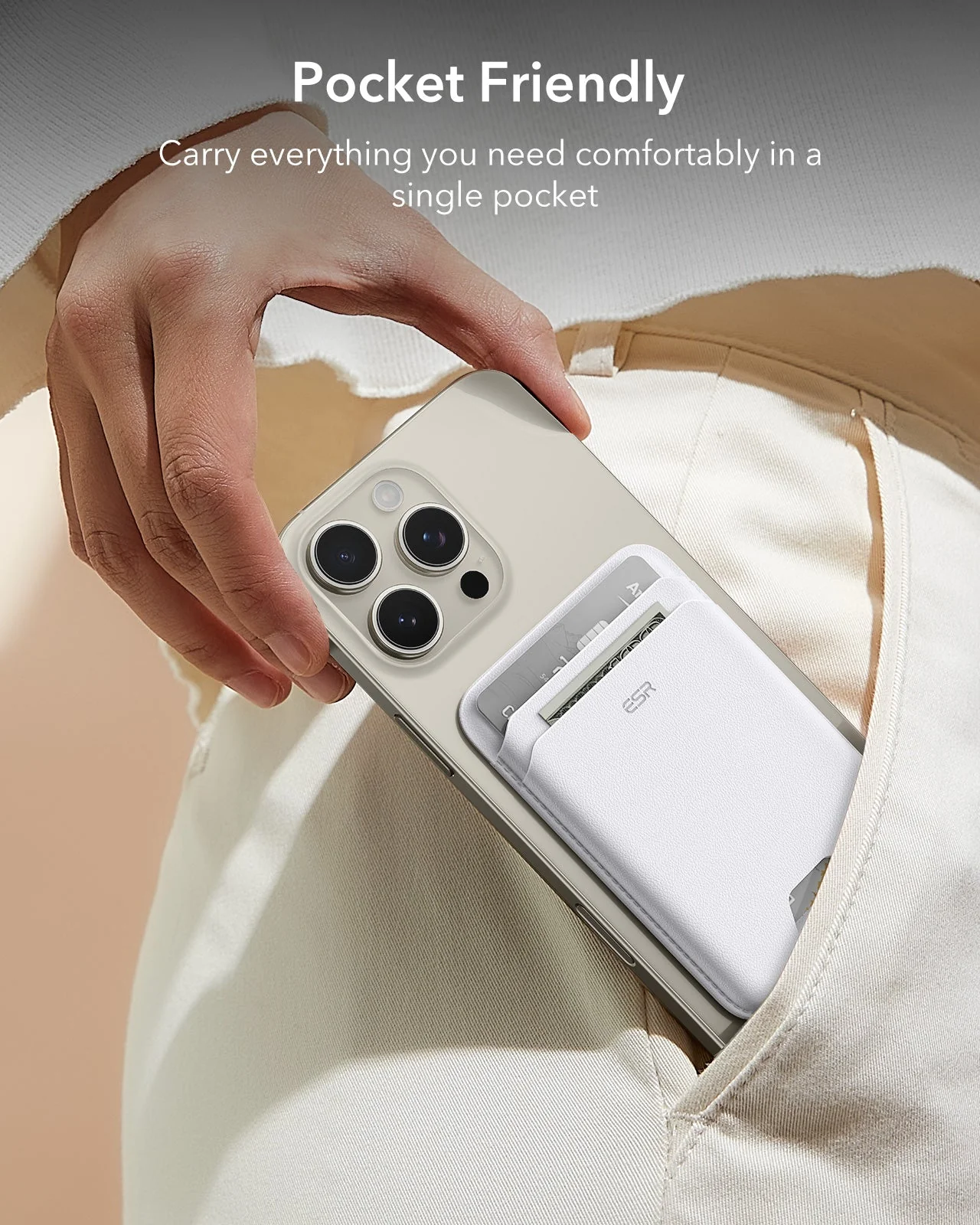 Magnetic Wallet Boost (HaloLock) - White - Image 5