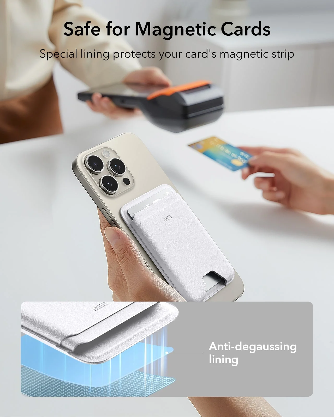 Magnetic Wallet Boost (HaloLock) - White - Image 6
