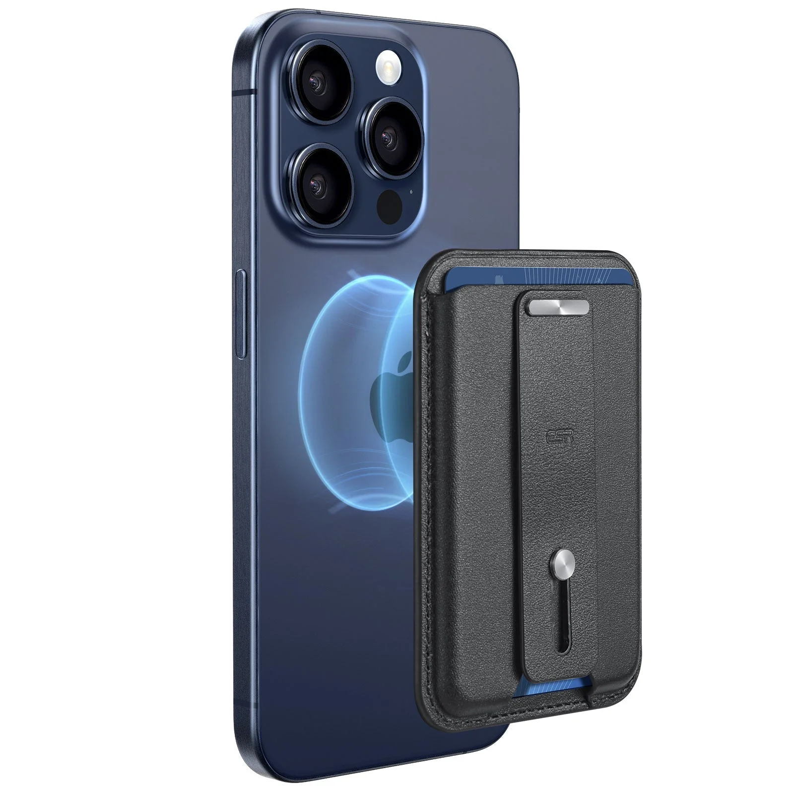 Magnetic Wallet (HaloLock) - Dark Blue - Image 2