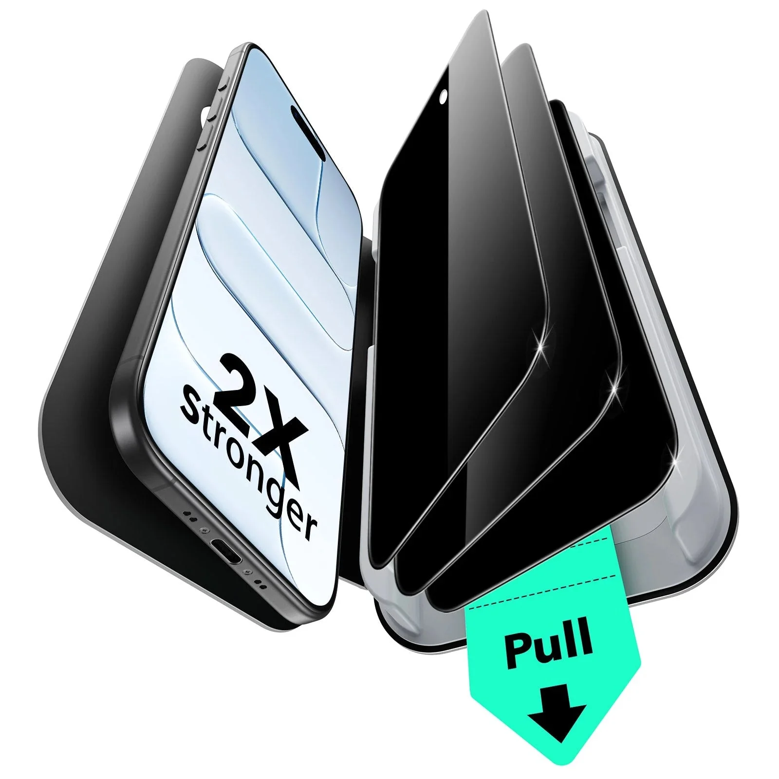 iPhone Air UltraFit Classic Privacy Screen Protector - 3 Pack