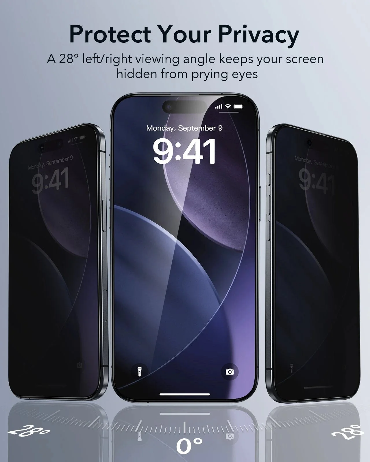 iPhone Air UltraFit Classic Privacy Screen Protector - 3 Pack - Image 3