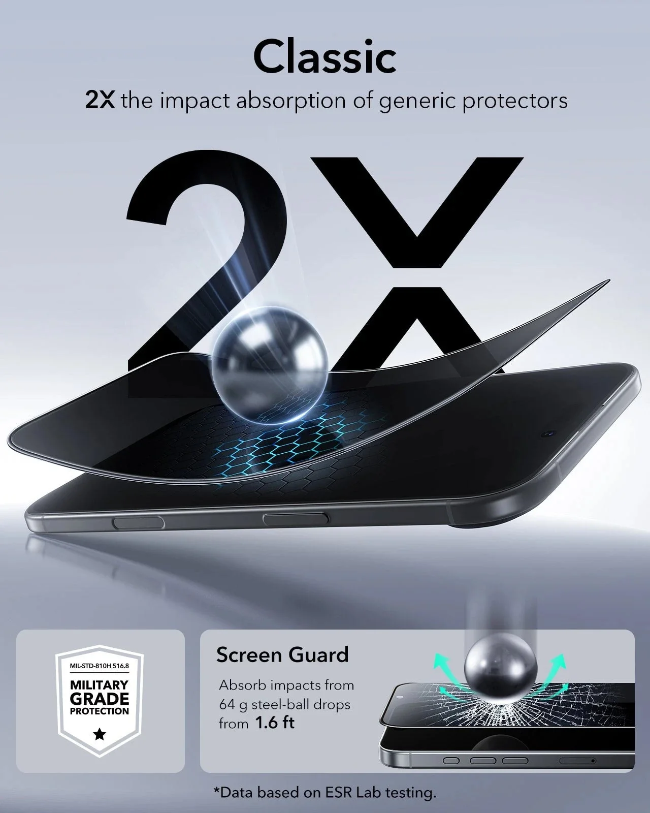 iPhone Air UltraFit Classic Privacy Screen Protector - 3 Pack - Image 6