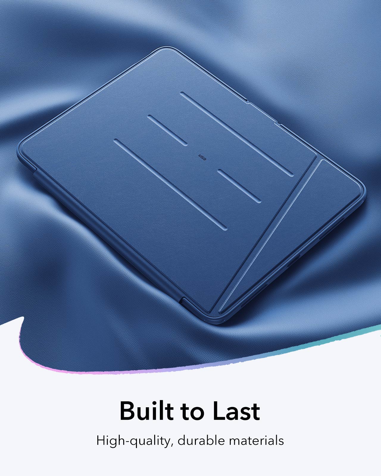 iPad Air 13" (M4) 2026 Flip Magnetic Case with Pencil Holder - Navy Blue - Image 9