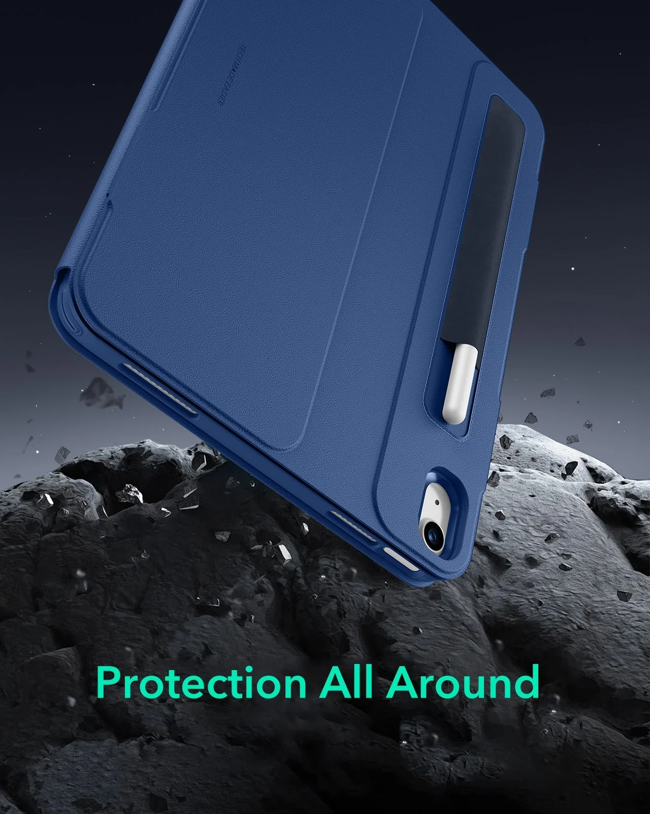 iPad Air 13" (M4) 2026 Bundle Shift Magnetic Case, Papel-Feel Magnetic & Armorite® Protection - Navy Blue - Image 8