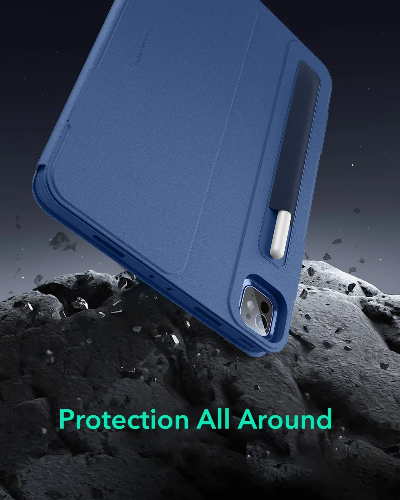iPad Pro 11" (2025) Bundle Shift Magnetic Case & Armorite® Protection - Navy Blue - Image 8
