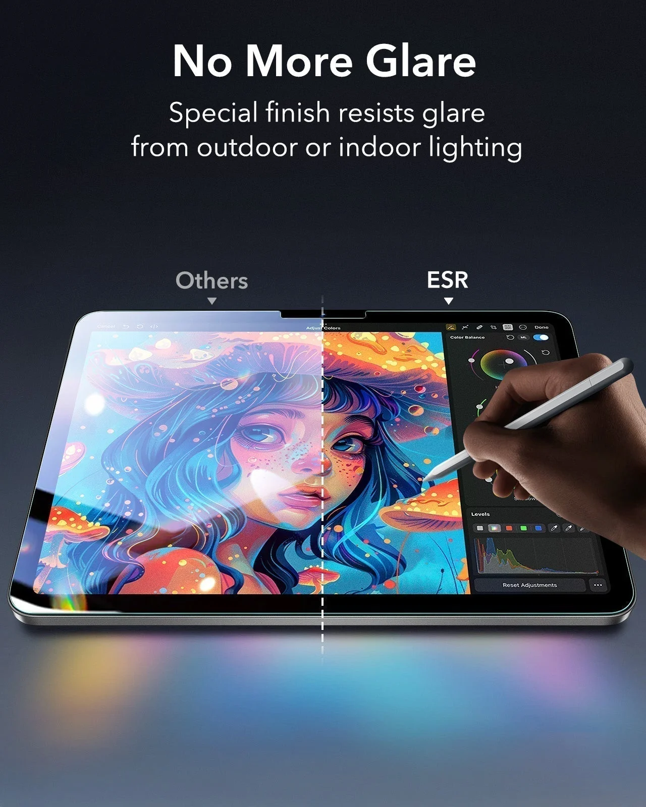 iPad 11" (A16) 2025 Bundle Shift Magnetic Case & Armorite® Paper-Feel Protection - Pink - Image 14
