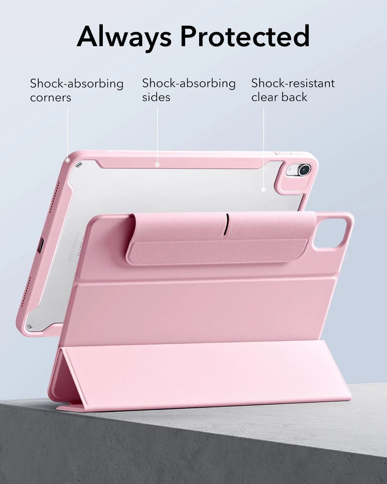 iPad Air 11" (M4) 2026 Rebound Hybrid Case 360 - Pink - Image 7