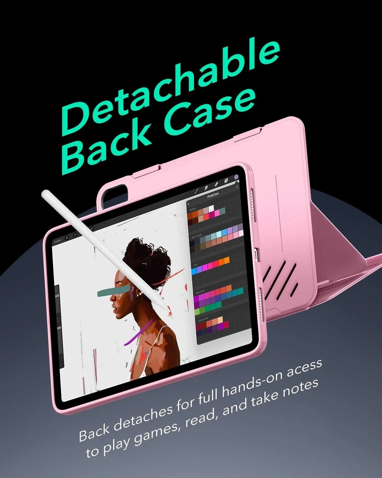 iPad Air 11" (M4) 2026 Shift Magnetic Case - Pink - Image 6