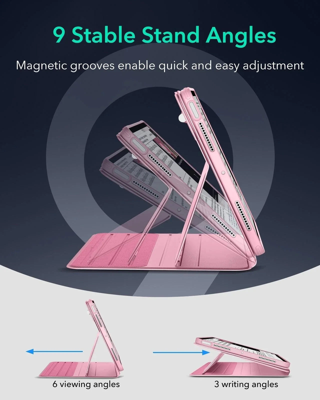 iPad Air 11" (M4) 2026 Shift Magnetic Case - Pink - Image 7
