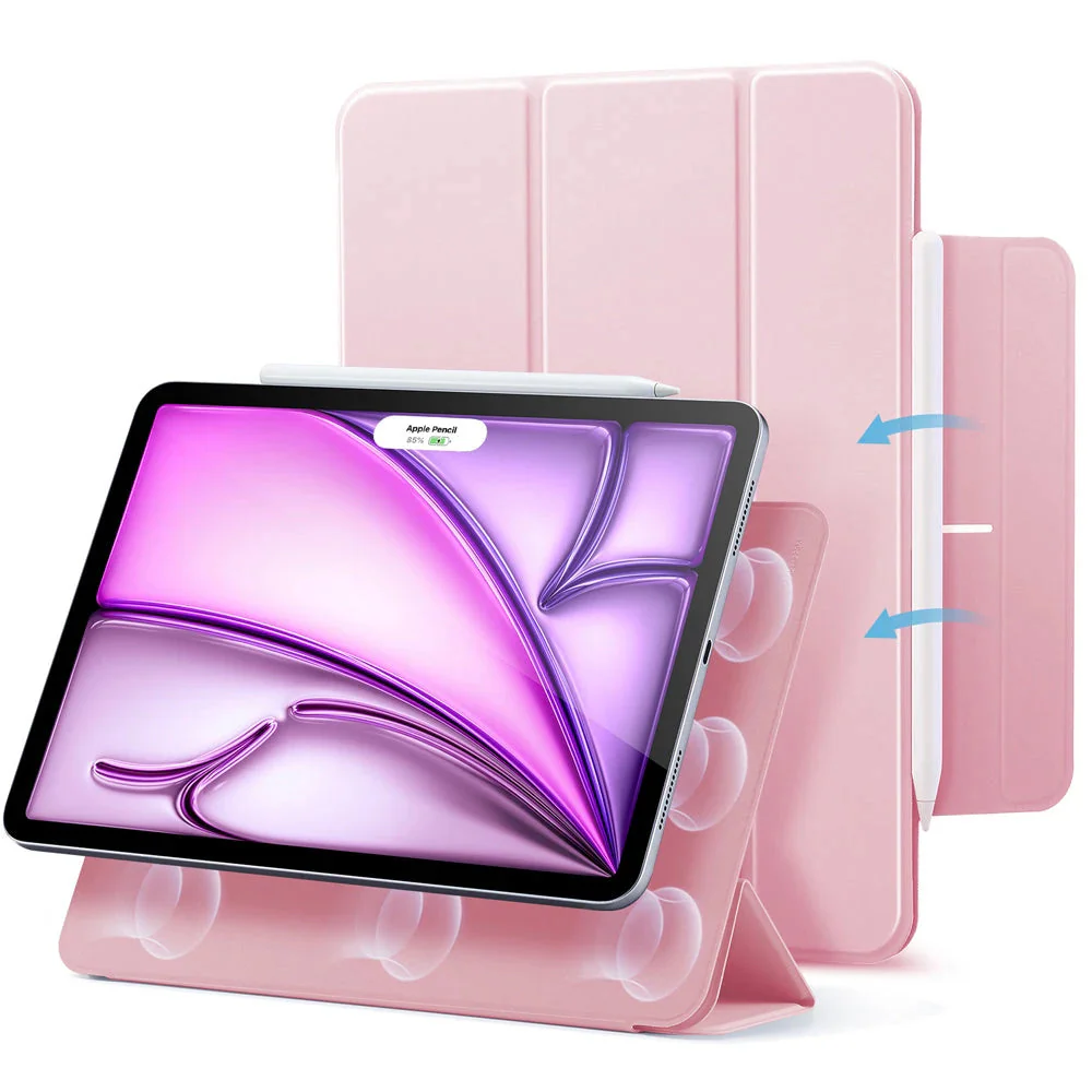 iPad Air 13" (M4) 2026 Rebound Magnetic Case - Pink