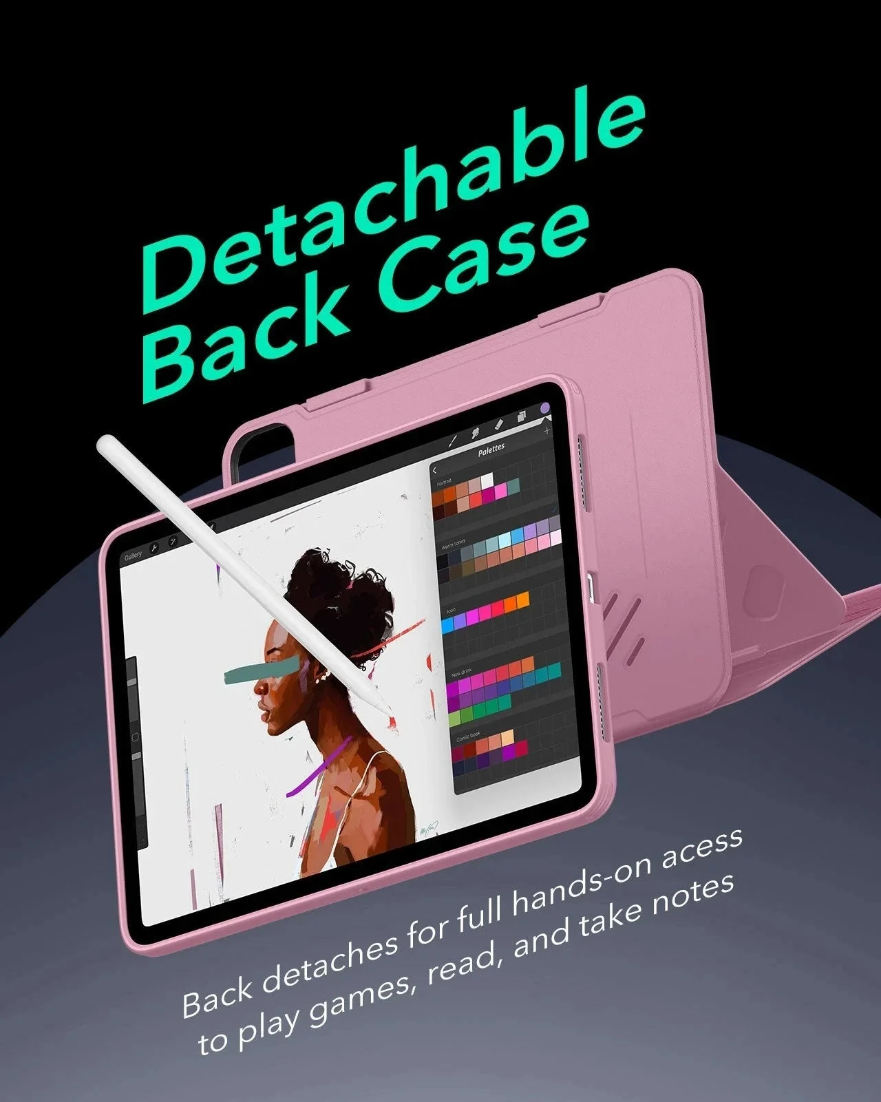 iPad Pro 13ʺ (2025) Shift Magnetic Case- Pink - Image 6
