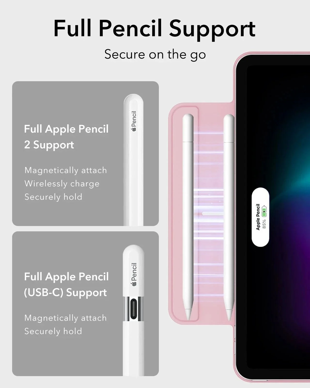 iPad Pro 11" (2025) Rebound Magnetic Case - Pink - Image 5