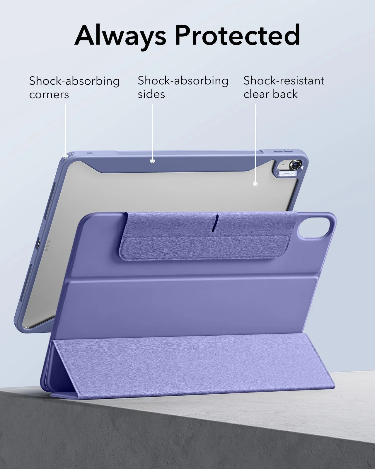 iPad Air 13" (M4) 2026 Rebound Hybrid Case 360 - Purple - Image 7
