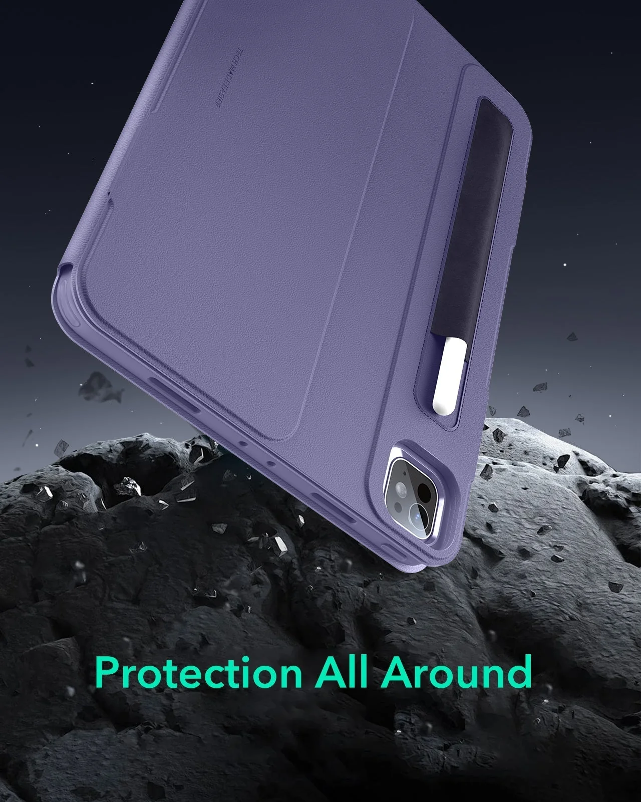 iPad Pro 13" (2025) Bundle Shift Magnetic Case & Armorite® Protection - Purple - Image 8
