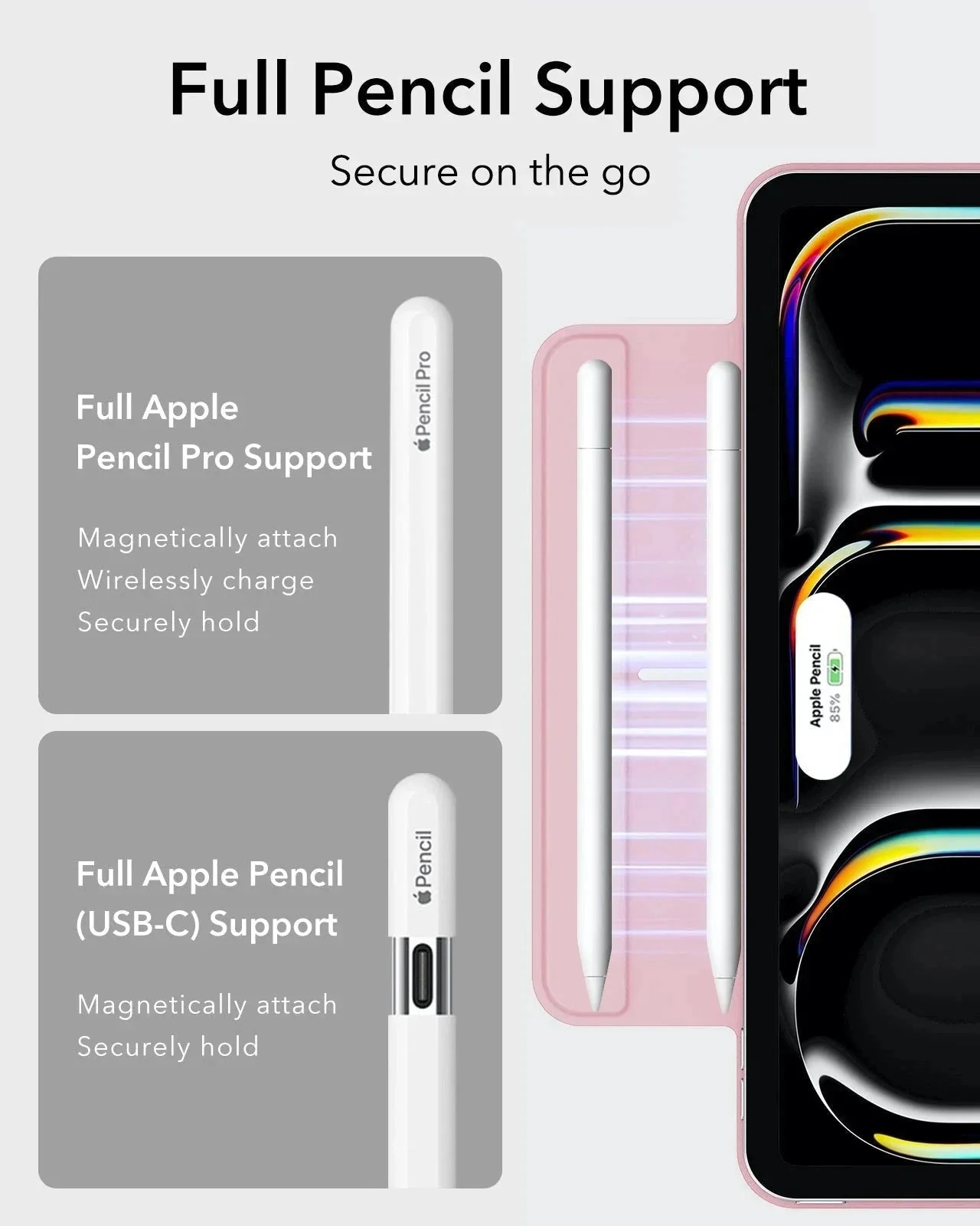 iPad Pro 13" (2025) Rebound Magnetic Case - Pink - Image 6