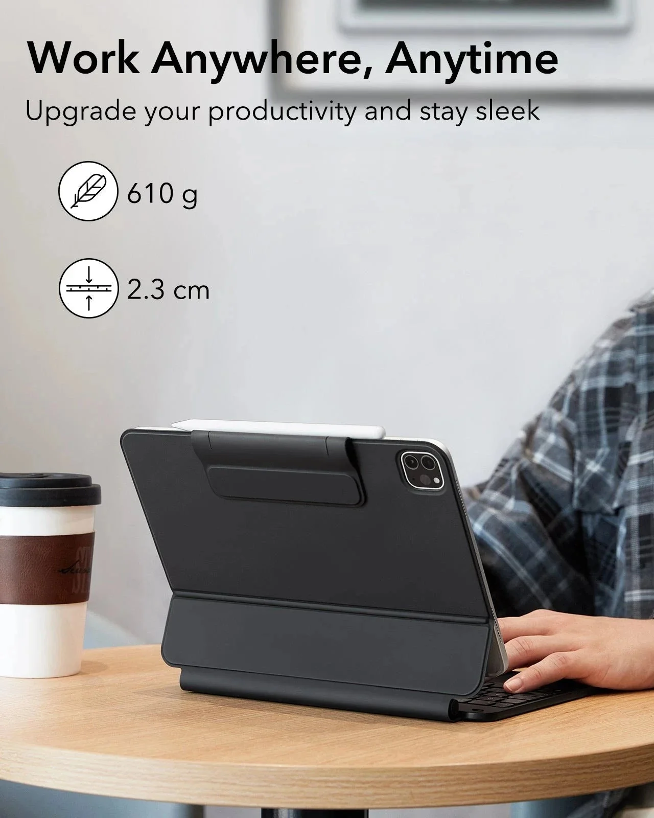 iPad Air 11" (M4, 2026) Rebound Magnet-Tastaturhülle - DE Layout - Image 4