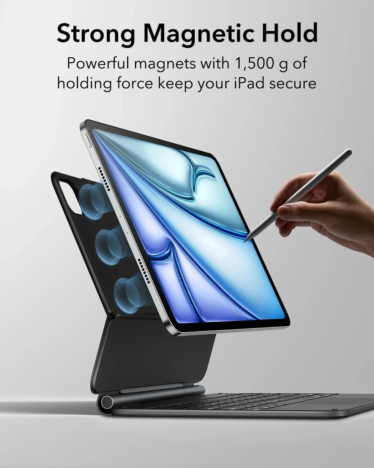 iPad Air 11" (M4, 2026) Rebound Magnet-Tastaturhülle - DE Layout - Image 8