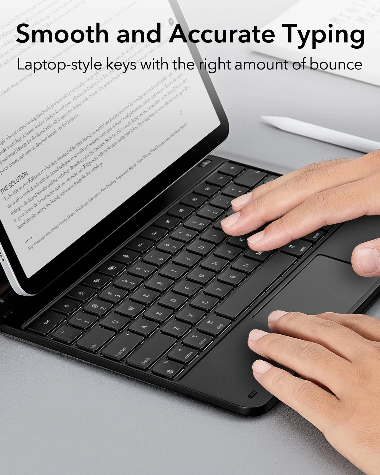 iPad Air 13" (M4, 2026) Rebound Magnet-Tastaturhülle - DE Layout - Image 4