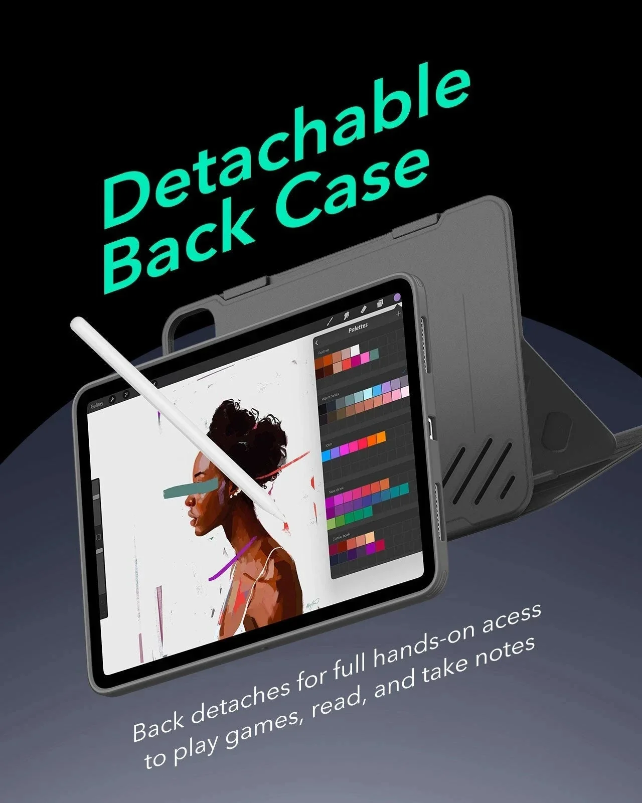 iPad Pro 11ʺ (2025) Shift Magnetic Case - Gray - Image 6