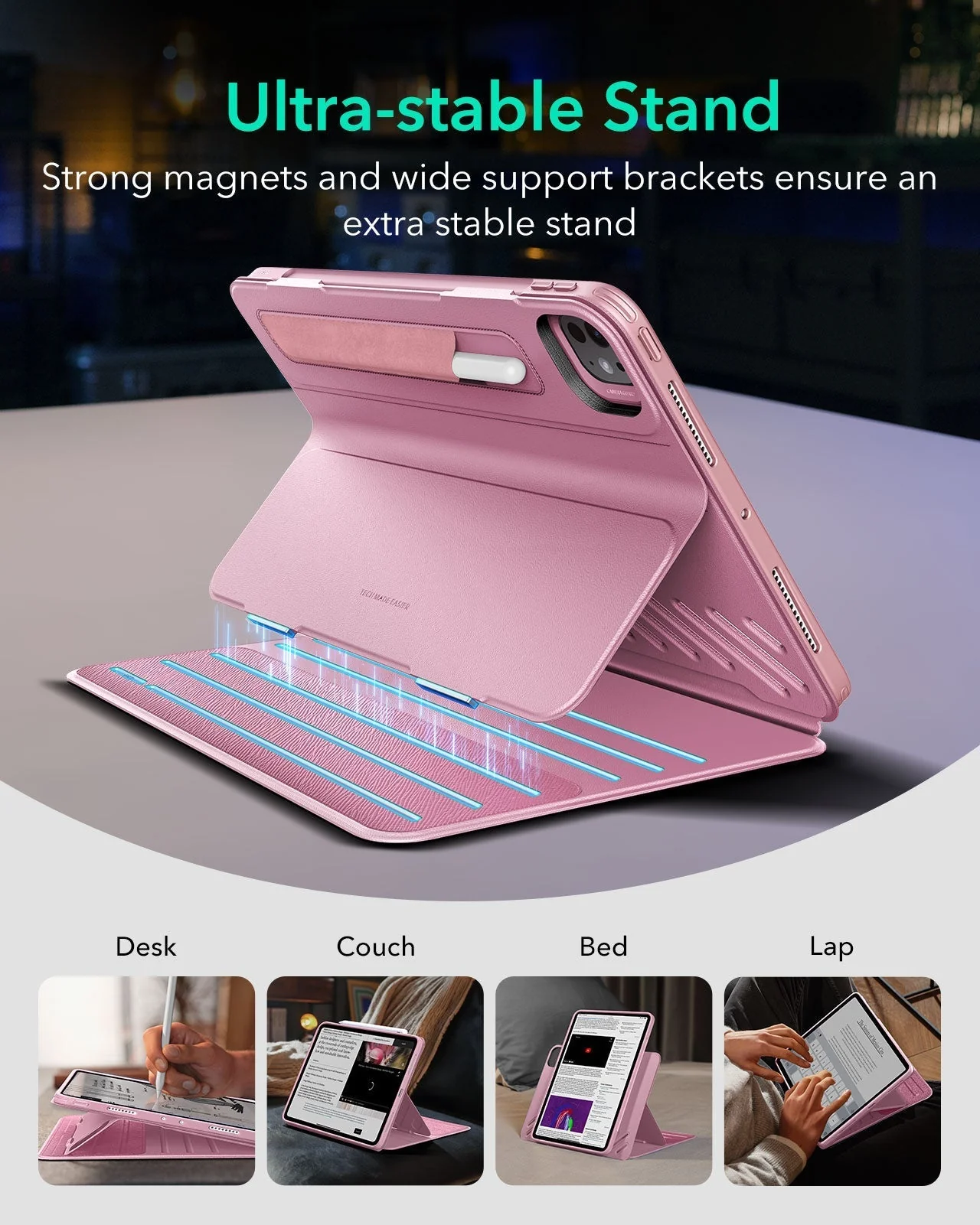 iPad Pro 11ʺ (2025) Shift Transformation with Digital Pencil Bundle - Pink - Image 3
