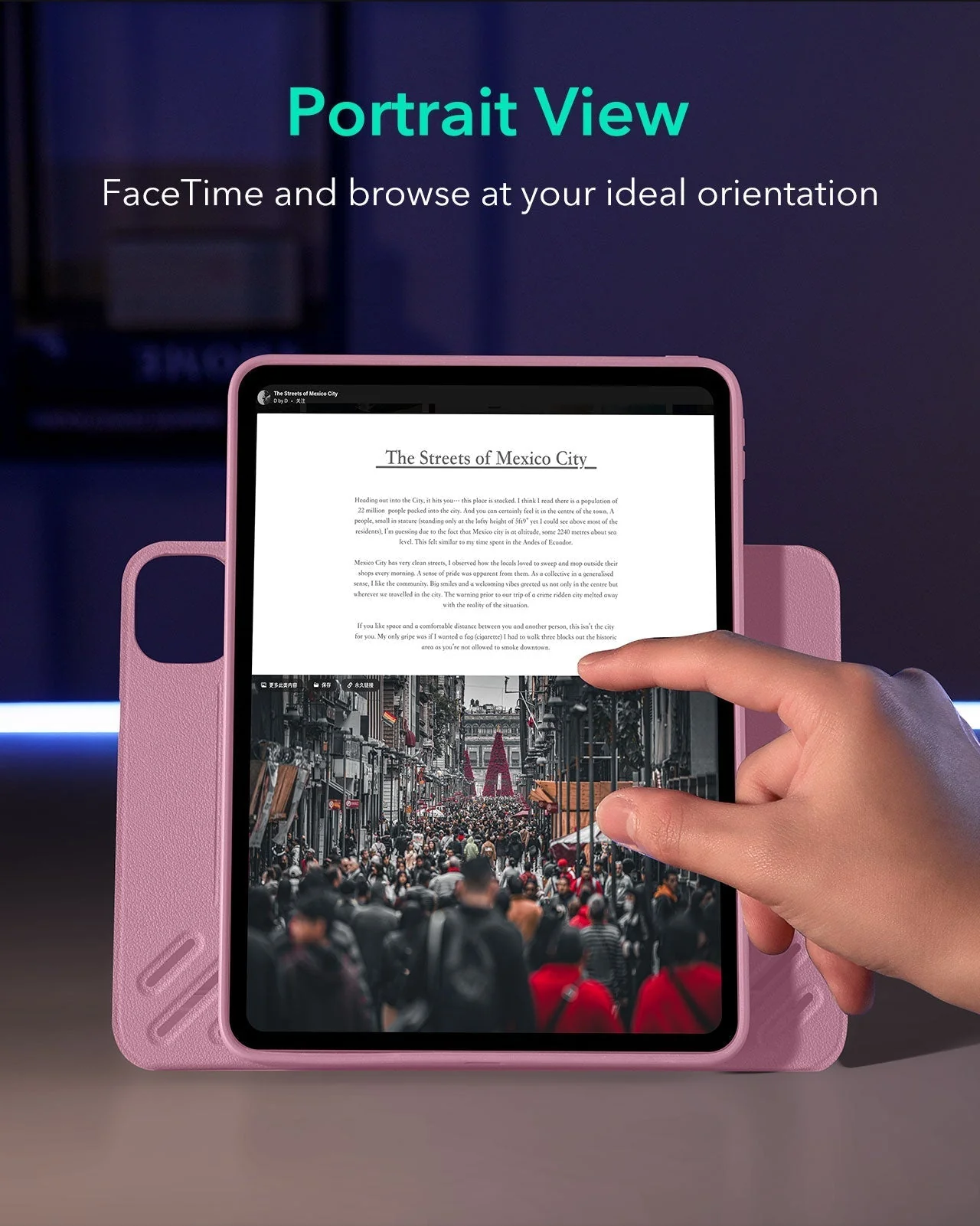 iPad Pro 11ʺ (2025) Shift Transformation with Digital Pencil Bundle - Pink - Image 5