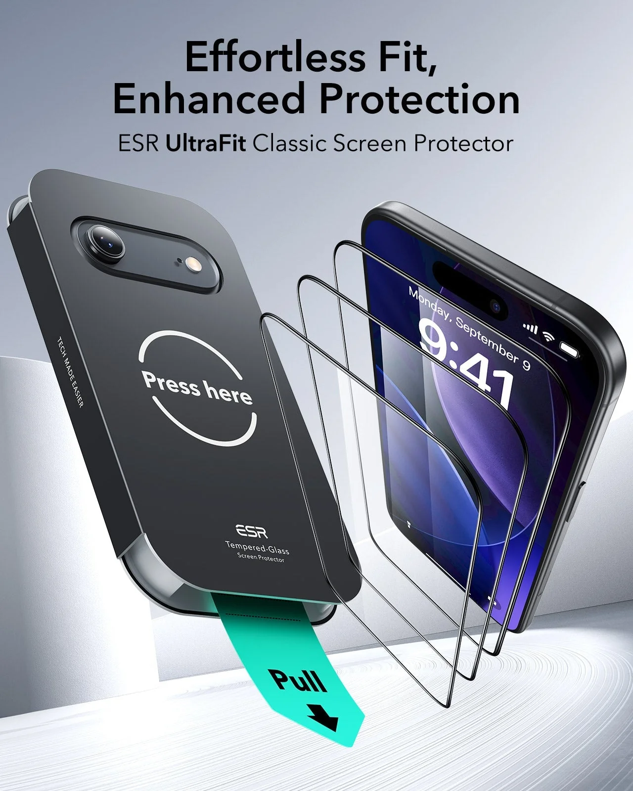 iPhone Air UltraFit Classic Screen Protector - 3 Pack - Image 2