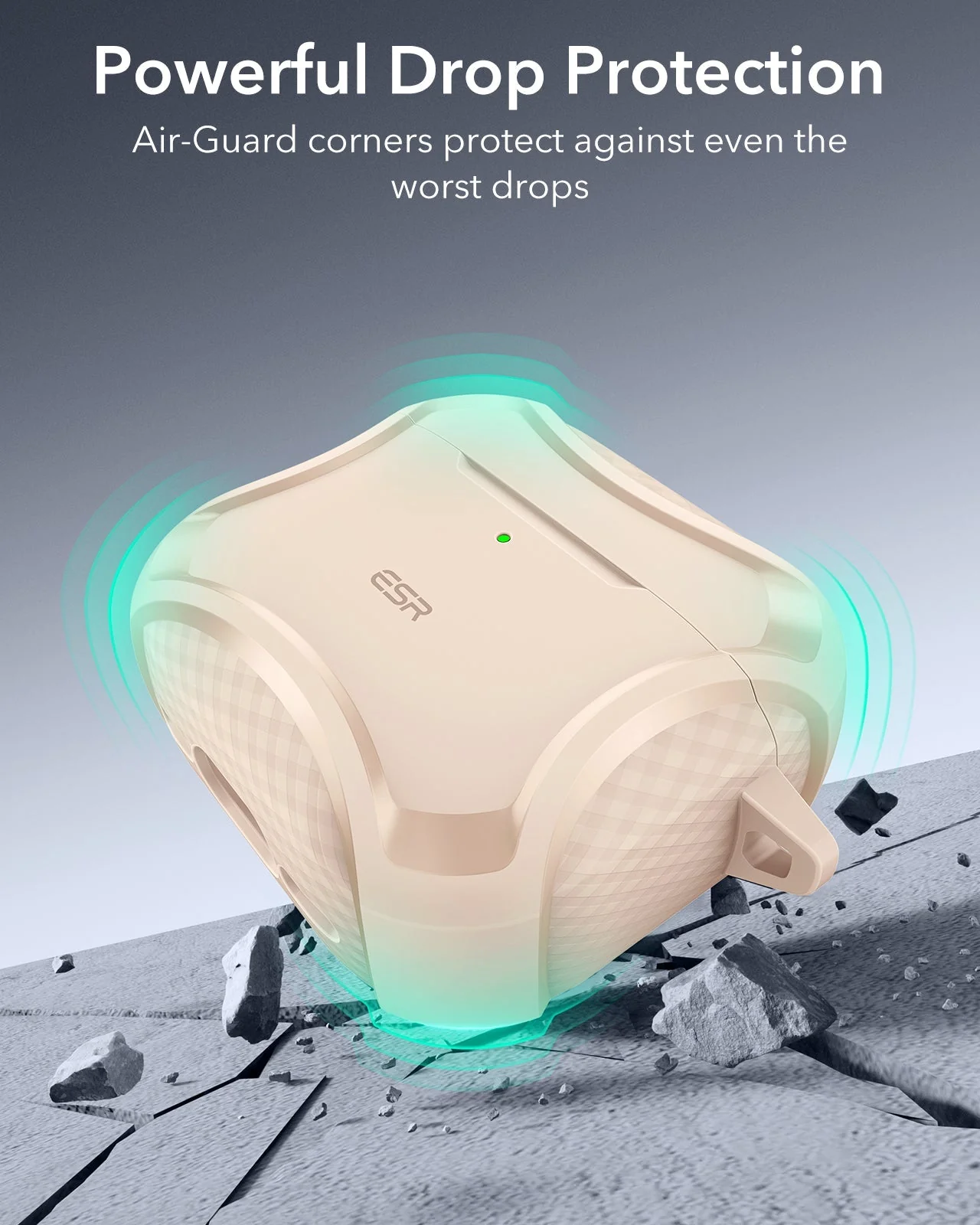 AirPods 4 Cyber Tough Case (HaloLock) - Titanium - Image 7