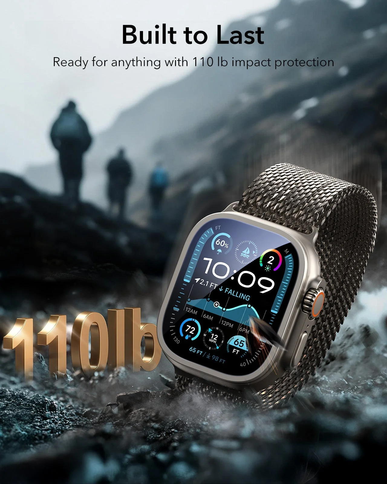 Apple Watch Ultra 3 Armorite Screen Protector - Titanium - Image 9