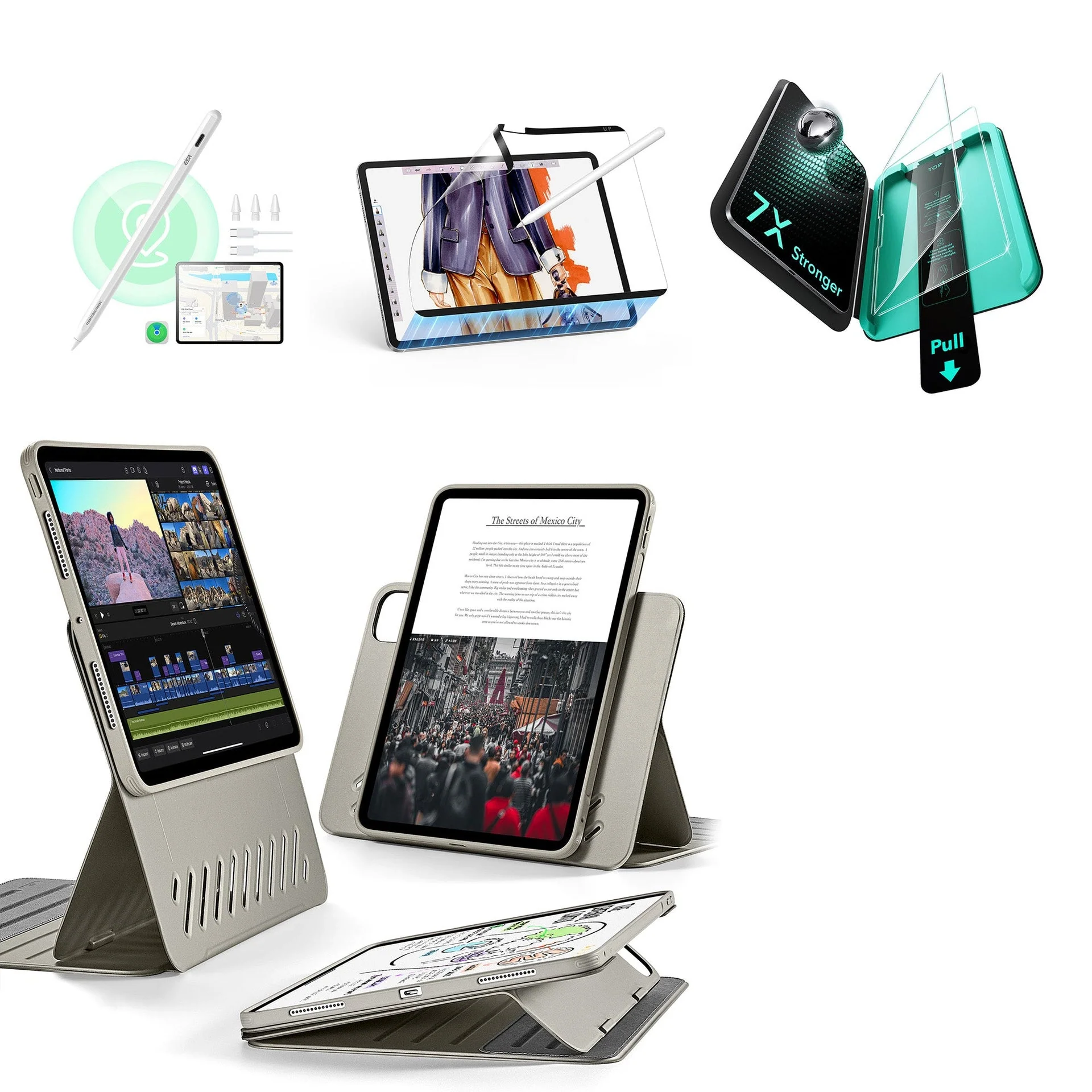 iPad Pro 11ʺ (2025) Shift Transformation with Digital Pencil Bundle - Titanium