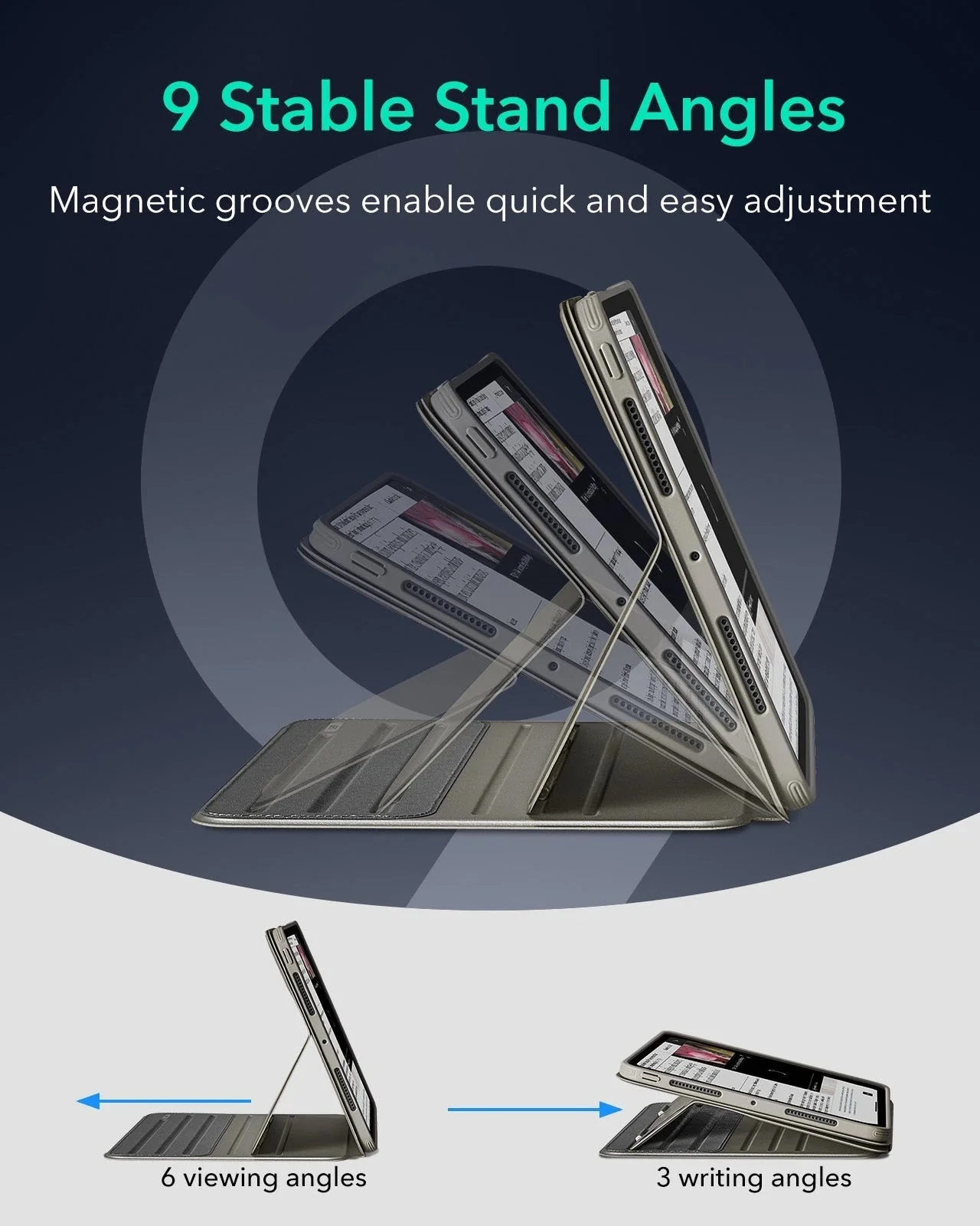 iPad Pro 13" (2025) Bundle Shift Magnetic Case & Armorite® Protection - Titanium - Image 7