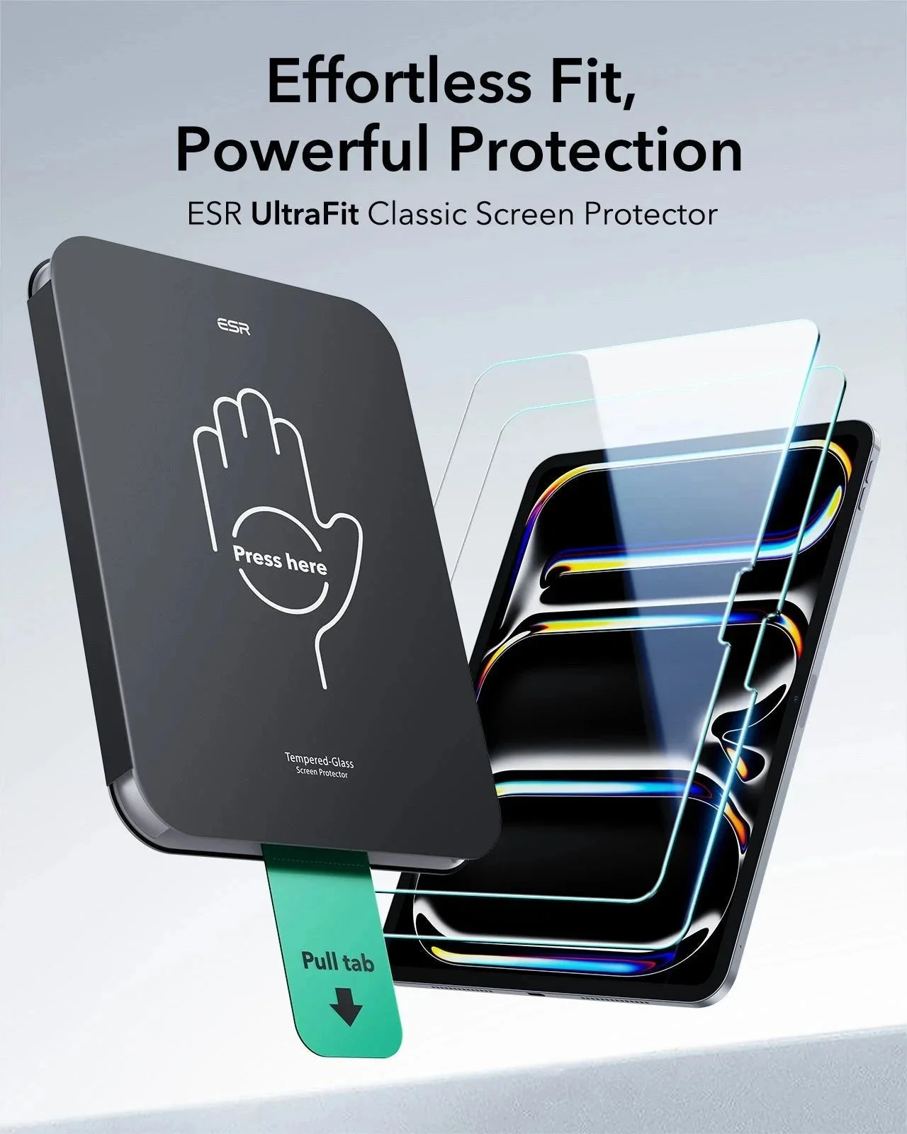 iPad Pro 13" (2025) UltraFit Classic Screen Protector – 2 Pack - Image 2